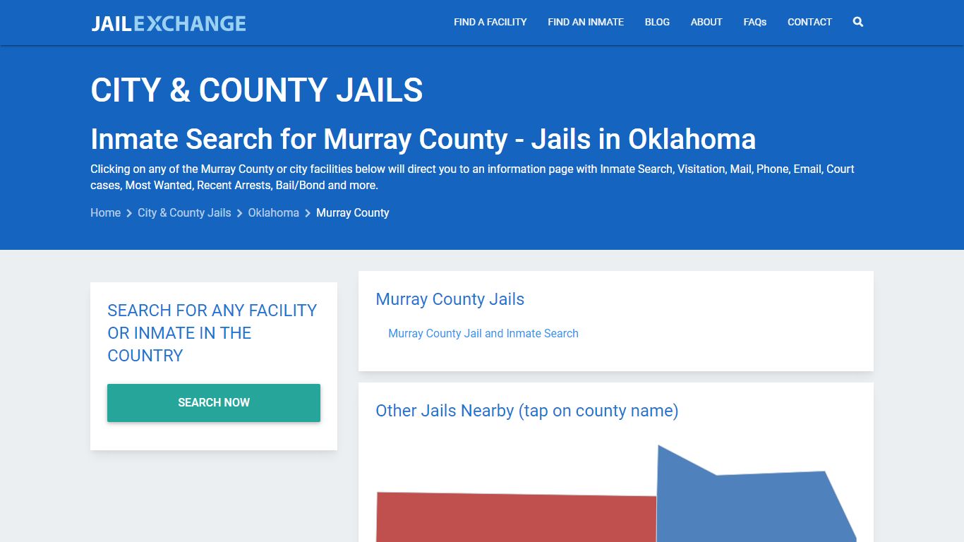 Inmate Search for Murray County | Jails in Oklahoma - Jail Exchange